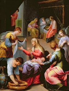La nascita della Vergine da Alessandro di Agostino Casolani