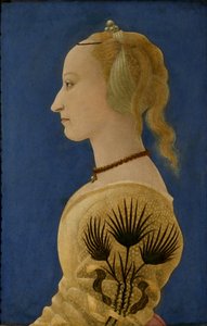 Ritratto di una signora in giallo, c.1465