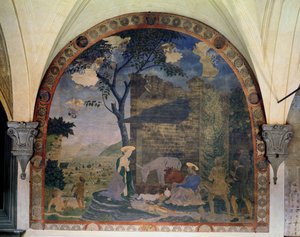 La Natività, 1460-62 da Alesso Baldovinetti