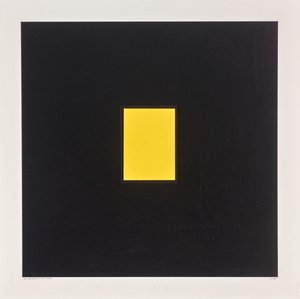 Rettangolo Giallo su Nero da Alex Dunn