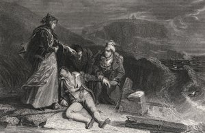 Il salvataggio di Cleveland, inciso da George Presbury, da 