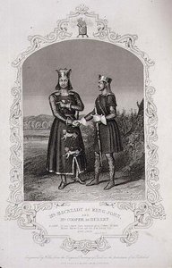 Mr Macready come Re Giovanni e Mr Cooper come Hubert, Atto III Scena 3 di 