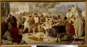 La lapidazione dei giudici da Alexander Alexeyevich Kiselev