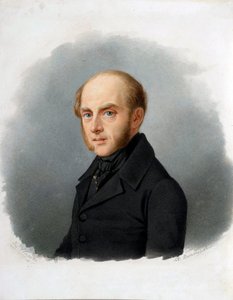 Ritratto del conte Sergei Uvarov, uomo di stato russo da Alexander Alexeyevich Vasilyevsky