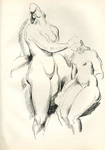 Tedesco: Figurliche Kompositio Figurliche Komposition (Composizione figurativa), da Genius, Zeitschrift für werdende und alte Kunst (Genio, rivista per l