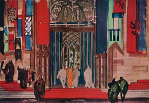 Progetto per scenografia, c. 1927 da Alexander Baranowsky