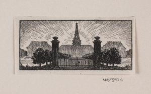 Danese:  Vignetta per "Posthuset i Hirschholm" di H. Hertz