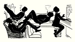 Illustrazione per We Three and Troddles da Alexander Carruthers Gould
