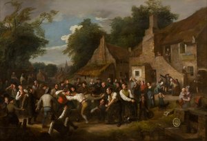 Il gioco della palla del villaggio