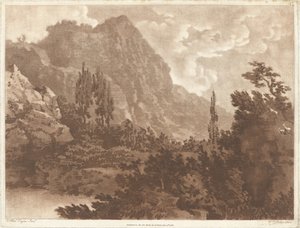 Un secondo disegno fatto dalla stessa macchia da Alexander Cozens and William Pether