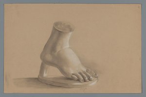 Modello in gesso di un piede da Alexander Cranendoncq