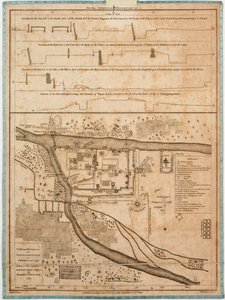 Città e dintorni di Sirengampatanne o Seringapatnam presa su richiesta del signor Robert Adams chirurgo da Alexander Cesars LeGou 1775 da Alexander Dalrymple