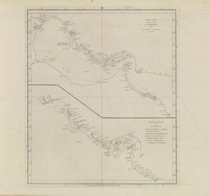 Piani dei Porti, Dalrymple, Alexander pubblicato nel 1791 ID Numero 41167-2001 Una carta piana di parte del Golfo di Persia, parzialmente corretta dal Tenente Edward Harvey 1778 da Alexander Dalrymple