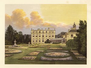 Ditchley House e giardini, Oxfordshire, Inghilterra