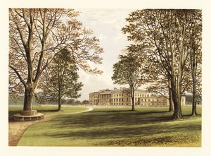 Palazzo di Hamilton, Lanarkshire, Scozia, 1880 (incisione)