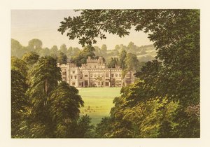 Castello di Hampton Court, Herefordshire, Inghilterra da Alexander Francis (after) Lydon