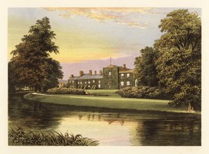 Netherhall, Cumberland, Inghilterra, 1880 (incisione) da Alexander Francis (after) Lydon