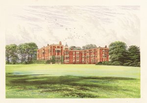 Temple Newsam, Yorkshire, Inghilterra, 1880 (incisione)