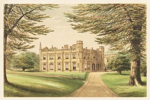 Thrybergh Park, Yorkshire, Inghilterra. 1880 (incisione)