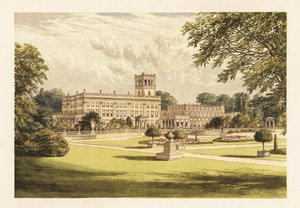 Trentham Hall, Staffordshire, Inghilterra, 1880 da Alexander Francis (after) Lydon
