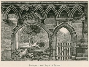 Bolton Priory, Porta e Arco nel Coro da Alexander Francis Lydon