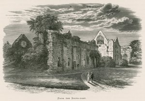 Abbazia di Dryburgh, da sud-est