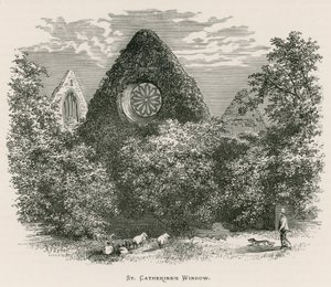 Abbazia di Dryburgh, finestra di Santa Caterina