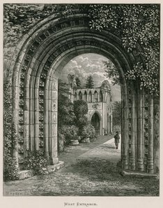Abbazia di Dryburgh, ingresso ovest