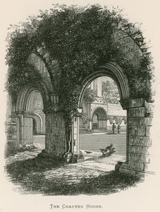 Abbazia di Fountains, la sala capitolare da Alexander Francis Lydon