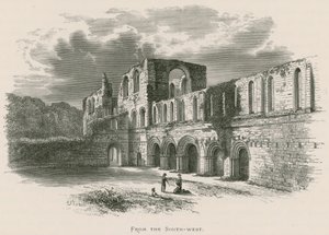 Abbazia di Furness, da sud-ovest