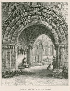Abbazia di Furness, Vista nella Sala Capitolare da Alexander Francis Lydon