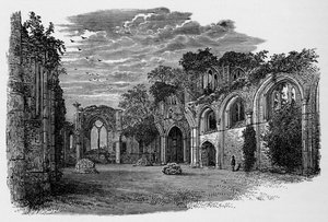 Interno, vista verso est, Abbazia di Netley, c1880, 1897 da Alexander Francis Lydon