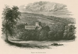 Abbazia di Jedburgh, dal sud-est da Alexander Francis Lydon
