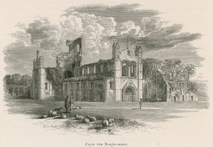 Abbazia di Kirkstall, dal nord-ovest da Alexander Francis Lydon