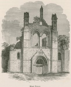 Abbazia di Kirkstall, fronte ovest da Alexander Francis Lydon