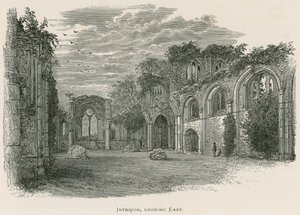 Abbazia di Netley, interno, vista verso est da Alexander Francis Lydon