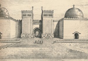 Palazzo di Sargon, Khorsabad: la porta sud-orientale, 1886