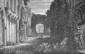 Cappella di San Giuseppe, Interno, Vista a Est, Abbazia di Glastonbury, c1880, 1897
