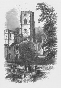 La Torre, Abbazia di Fountains, c1880, 1897 da Alexander Francis Lydon