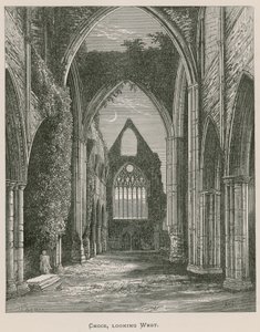 Abbazia di Tintern, Coro, vista verso ovest da Alexander Francis Lydon
