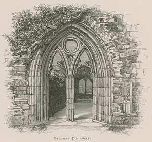 Abbazia di Tintern, Porta della Sacrestia