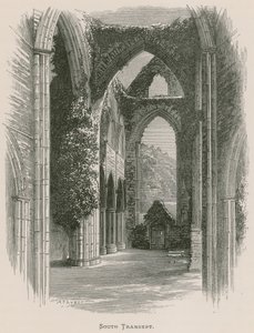 Abbazia di Tintern, transetto sud da Alexander Francis Lydon