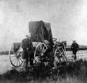 La camera oscura su ruote di Alexander Gardner, 1867
