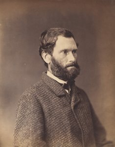 [Uomo barbuto in giacca di tweed]