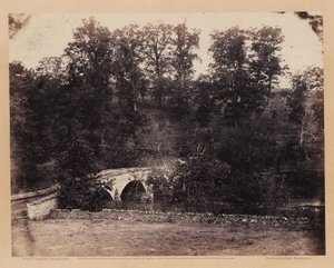 Il ponte Burnside, attraverso il torrente Antietam, Maryland, dal Gardner