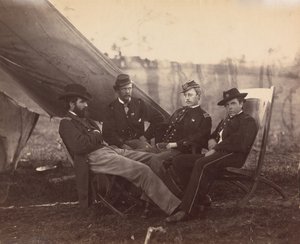 [Quattro ufficiali], ca. 1864