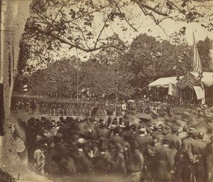 Revisione del Grand Army, Washington, D.C. da Alexander Gardner