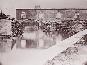 Rovine vicino al bacino del canale, Richmond da Alexander Gardner