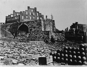 Rovine di un arsenale, Richmond, Virginia, aprile 1863 da Alexander Gardner