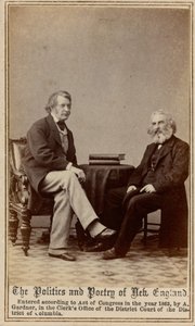 La politica e la poesia del New England, 1863 (foto) da Alexander Gardner